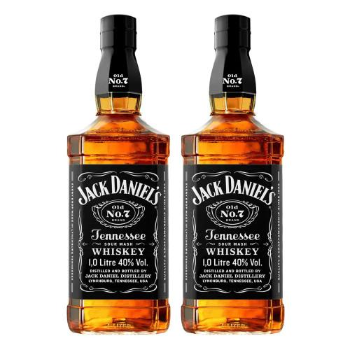 Jack Daniels Old No. 7 Tennessee Whiskey 1L 2 Unidades - 1