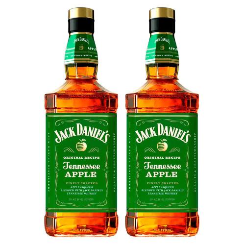 Whisky Jack Daniels Americano 5 Anos Apple 1L 2 Unidades - 1