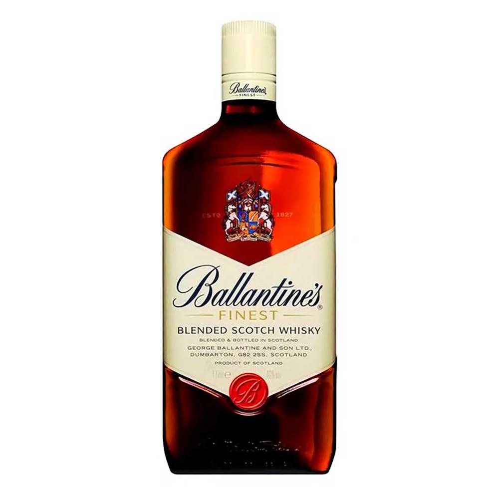 Kit Whisky Escocês Ballantines Finest 1litro com 2 unidades - 2