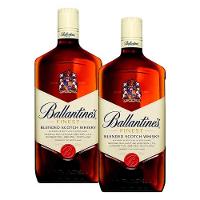 Kit Whisky Escocês Ballantines Finest 1litro com 2 unidades - 1