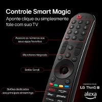 Smart TV 4K 75  LG UHD 75UT8050 Processador A5 Ger7 AI Alexa/Chromecast integrado webOS 24 Controle Smart Magic - 7