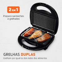 Sanduicheira Fast Grill e Sandwich Mondial S-12 750W - 2