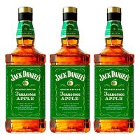 Whisky Jack Daniels Americano 5 Anos Apple 1L 3 Unidades - 1