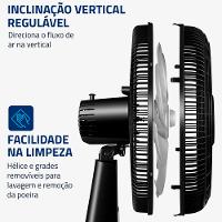 Ventilador de Mesa 40cm Mondial Turbo com 8 Pás 3 Velocidades - 3