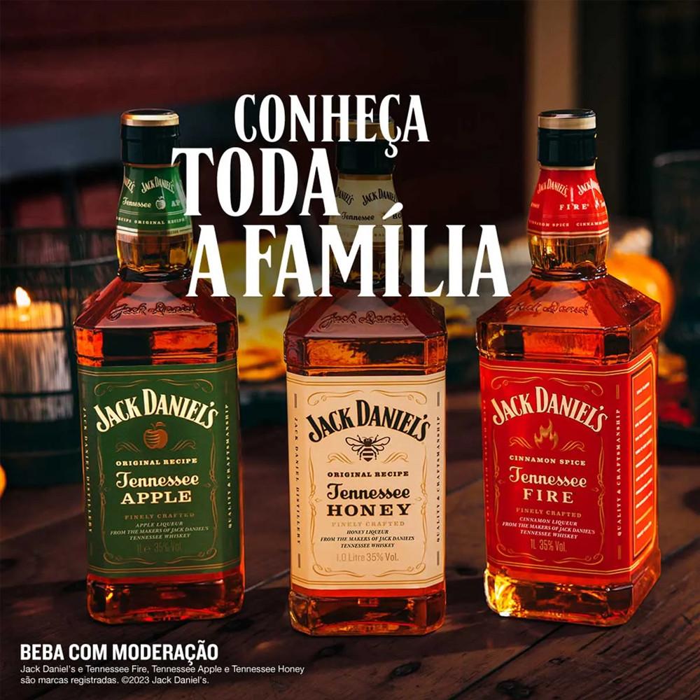 Whisky Jack Daniels Tennessee Fire 1L 6 Unidades - 2