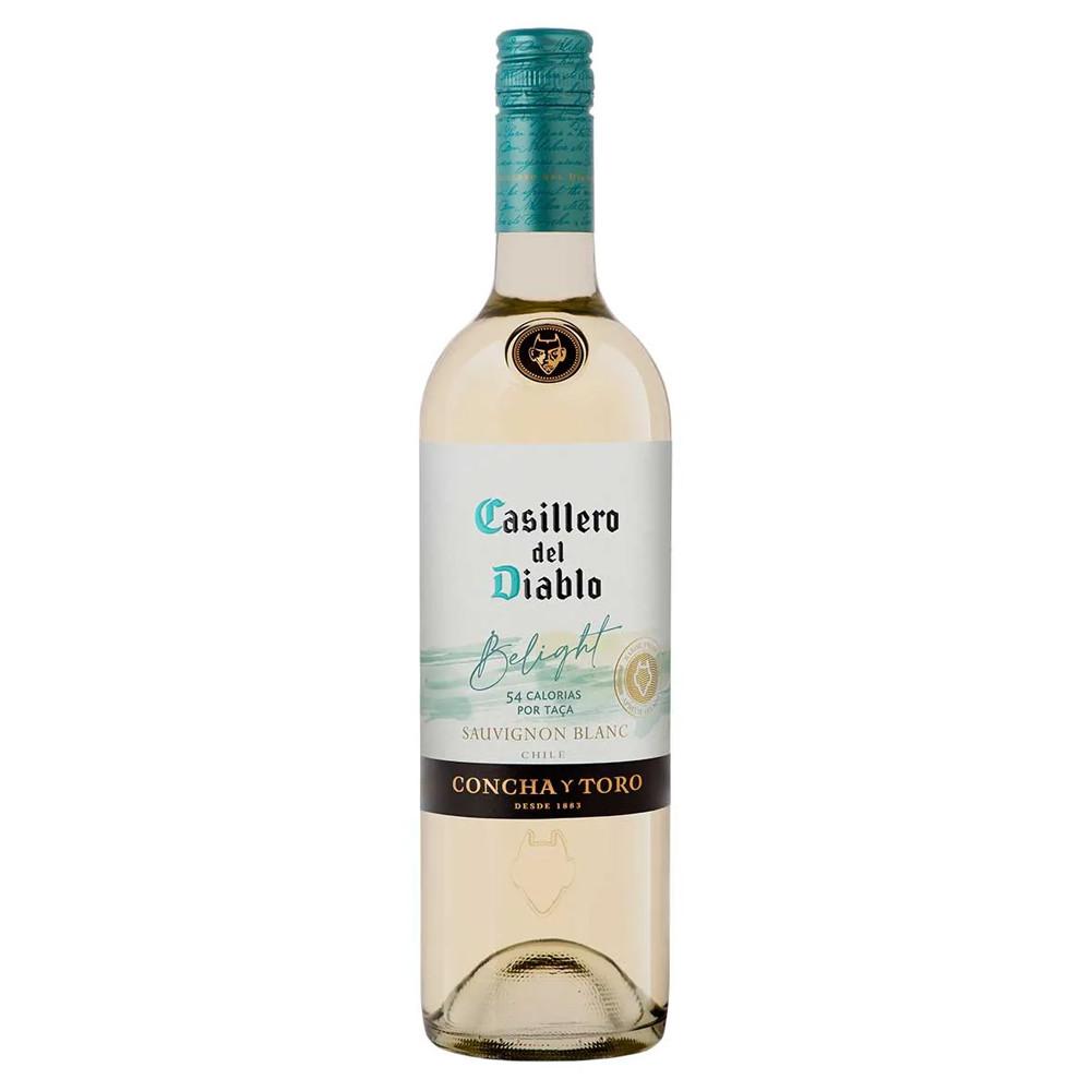 Vinho Branco Meio Seco Casillero del Diablo Belight Sauvignon Blanc Garrafa 750ml com 6 unidades - 2