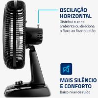 Ventilador de Mesa 40cm Mondial Turbo 8 Pás 3 Velocidades