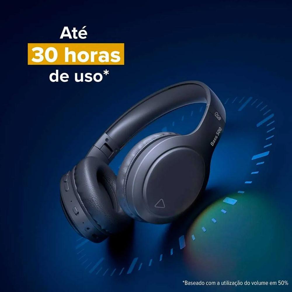 Headphone Bluetooth BASS 500 i2GO com Microfone Integrado i2GO PRO - 5