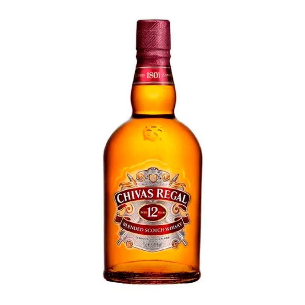 Kit Whisky Escocês Chivas Regal 12 anos 750ml com 2 unidades - 2