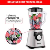 Liquidificador Arno Ultraforce Inox Jarra de Vidro LN92