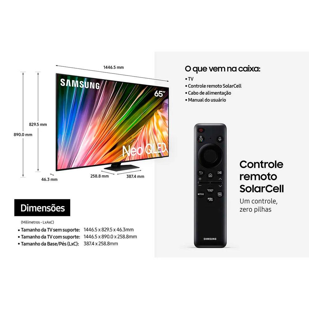 Smart TV AI Samsung 65 65QN85D 4K UHD Neo QLED 2024 - 3