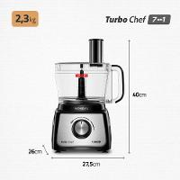 Multiprocessador Turbo Chef 7 em 1 Mondial MPN-01-BE 1000W - 2
