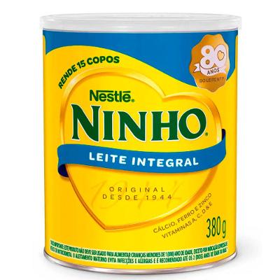 Leite em Pó Ninho Integral Lata 380g Nestle
