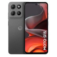 Smartphone Moto G15 256GB Grafite Vegan Leather Tela 6.7 Câmera Dupla 50MP Selfie 8MP Dual Chip Android 15 Motorola - 1