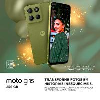 Smartphone Moto G15 256GB Verde Vegan Leather Tela 6.7 Câmera Dupla 50MP Selfie 8MP Dual Chip Android 15 Motorola - 2