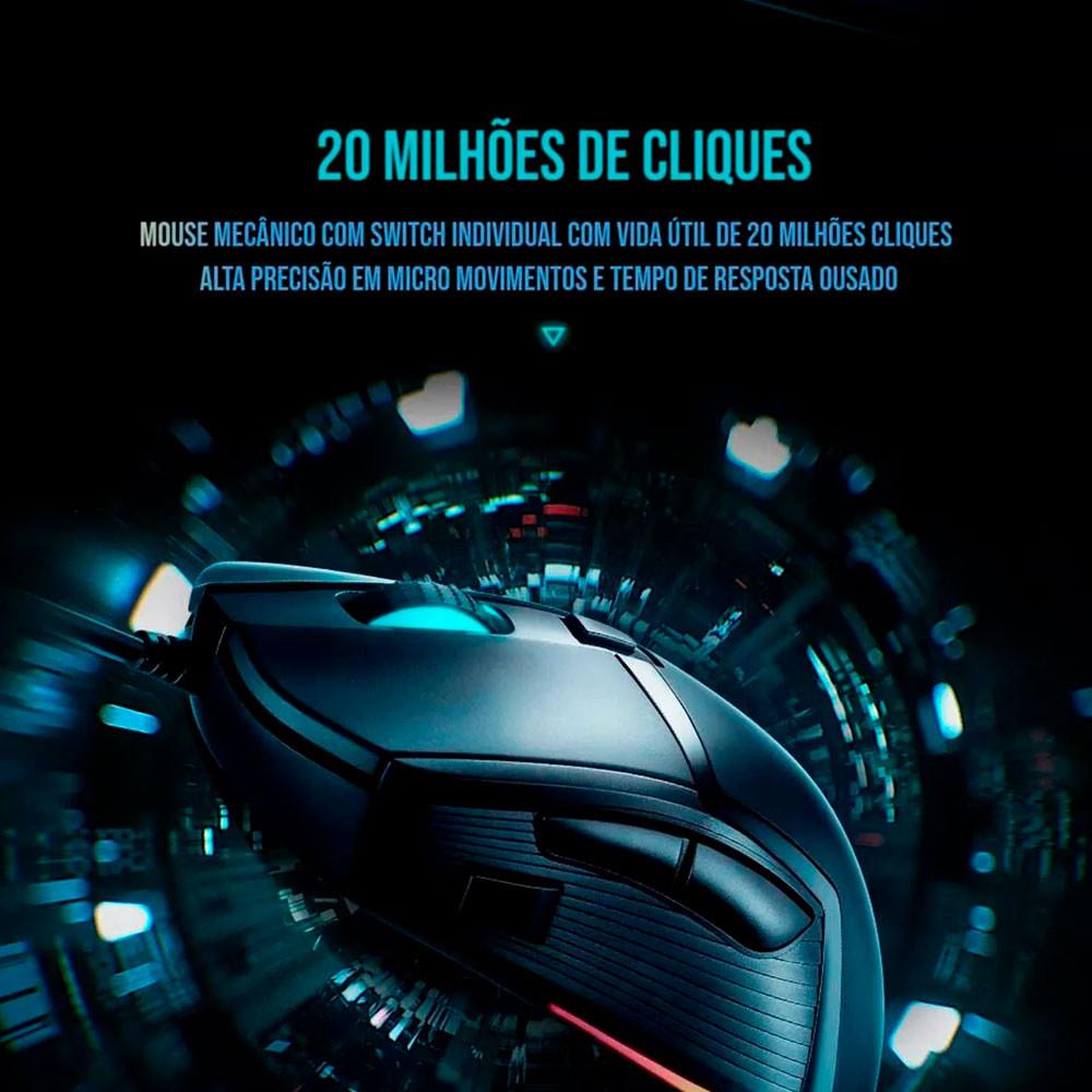 Mouse Gamer ThundeRobot MG201 USB - 8