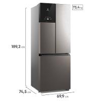 Geladeira Electrolux Frost Free Inverter 480L Efficient AutoSense 3 Portas IM7S - 3