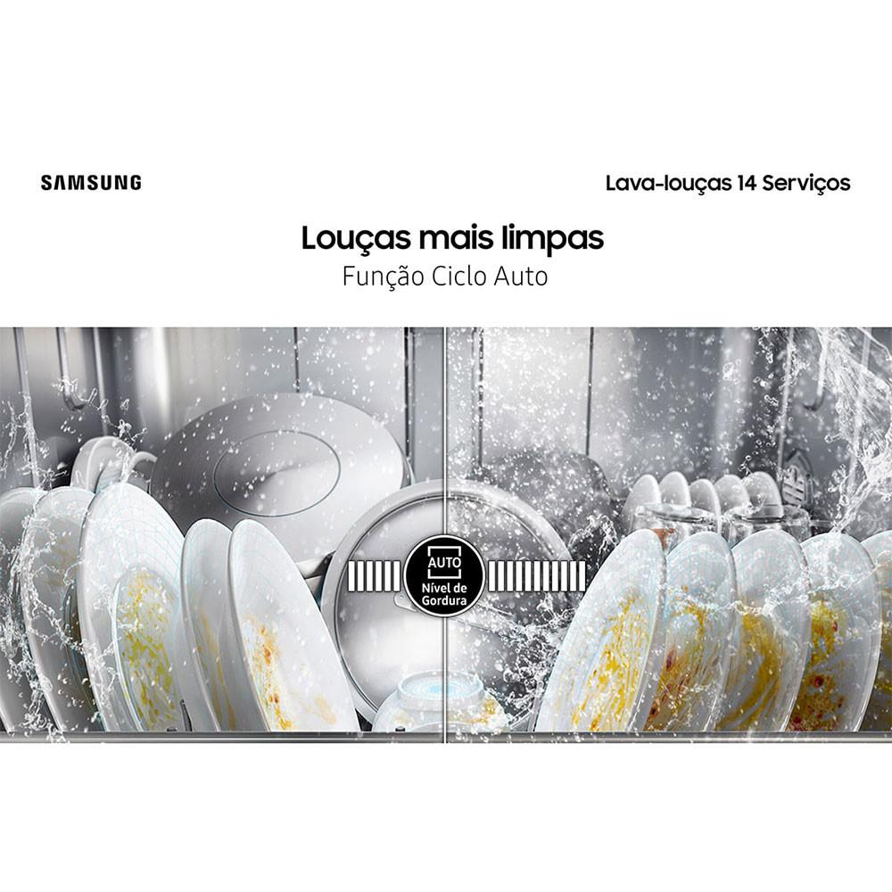 Lava-Louças de Piso Samsung DW60C7050FS/AZ 14 Serviços Inox - 6