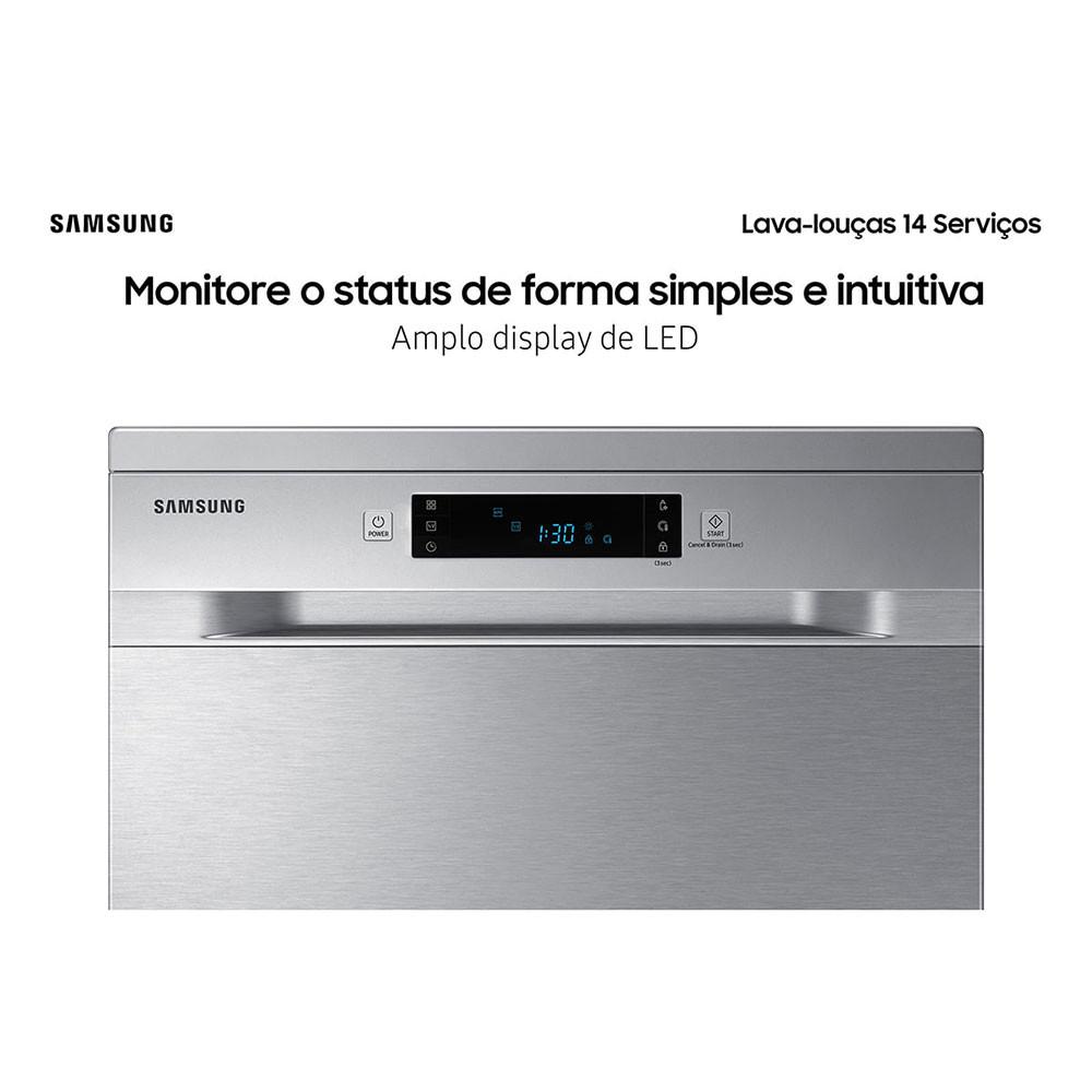 Lava-Louças de Piso Samsung DW60C7050FS/AZ 14 Serviços Inox - 8
