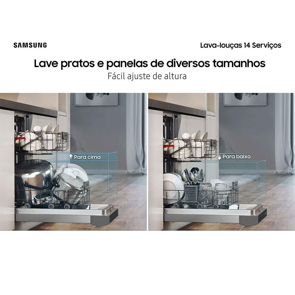 Lava-Louças de Piso Samsung DW60C7050FS/AZ 14 Serviços Inox - 9