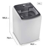 Máquina de Lavar 15kg  Premium Care com Cesto Inox JeteClean e Time Control LEC15 Electrolux - 3