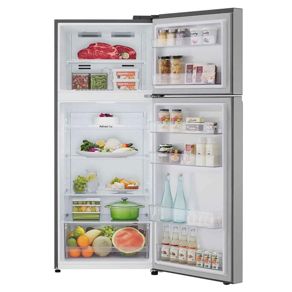 Geladeira Frost Free Inverter 375L Duplex Cor Inox Look GN-B372PFM LG - 2