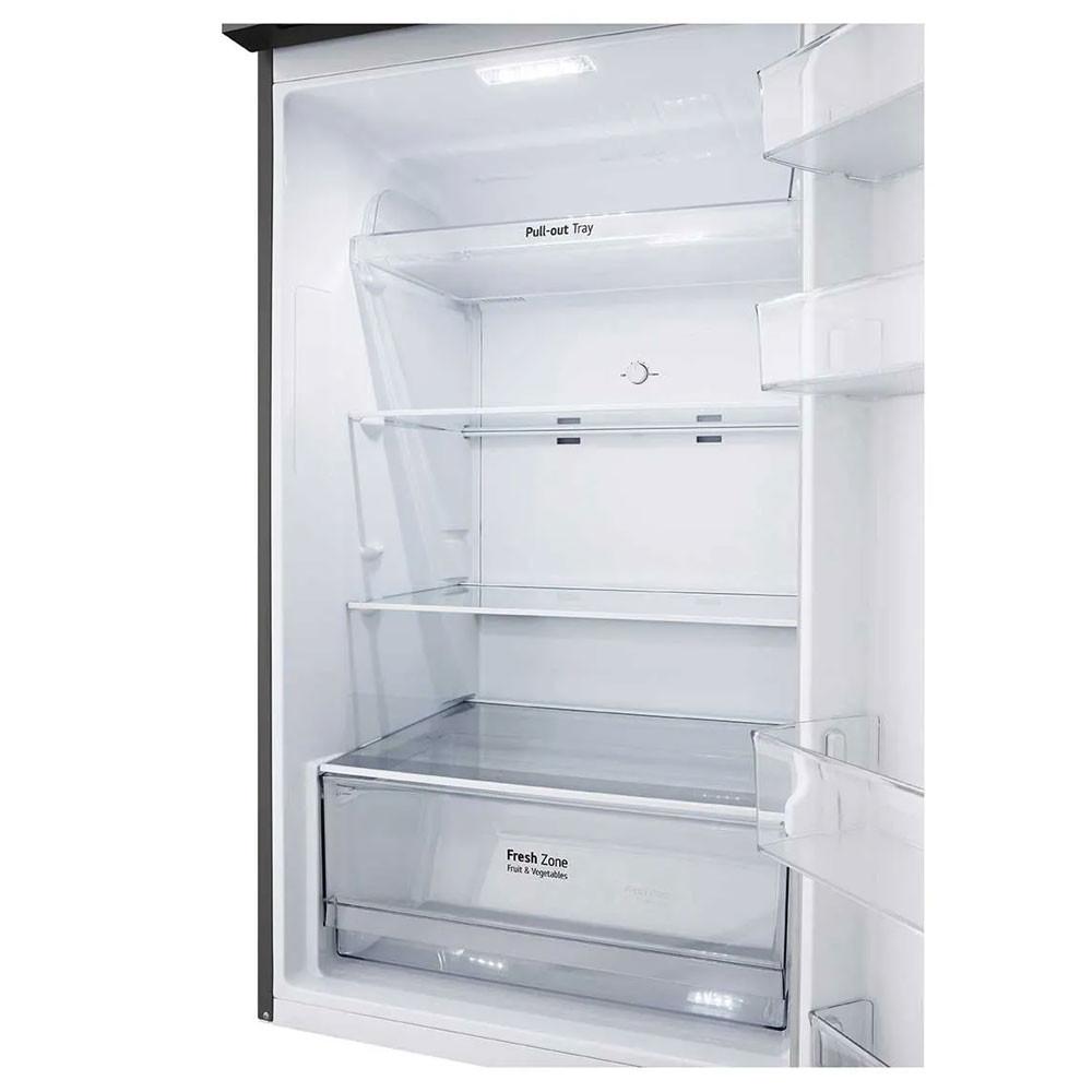 Geladeira Frost Free Inverter 375L Duplex Cor Inox Look GN-B372PFM LG - 8