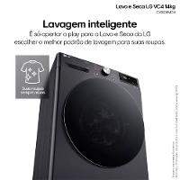 Lava e Seca Smart 14Kg Titanium com Inteligência Artificial AI DD LG - 7