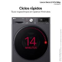 Lava e Seca Smart 14Kg Titanium com Inteligência Artificial AI DD LG - 8