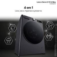 Lava e Seca Smart 14Kg Titanium com Inteligência Artificial AI DD LG - 10