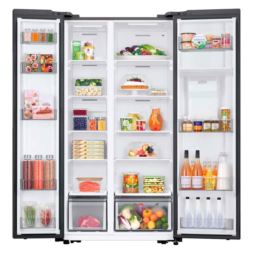 Geladeira Side by Side RS57 SmartThings Inox com Dispenser de Água, AI Energy Mode e SpaceMax 560 Litros Samsung - 6