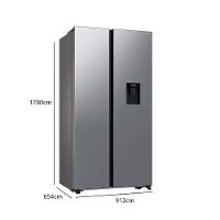 Geladeira Side by Side RS57 SmartThings Inox com Dispenser de Água, AI Energy Mode e SpaceMax 560 Litros Samsung - 3