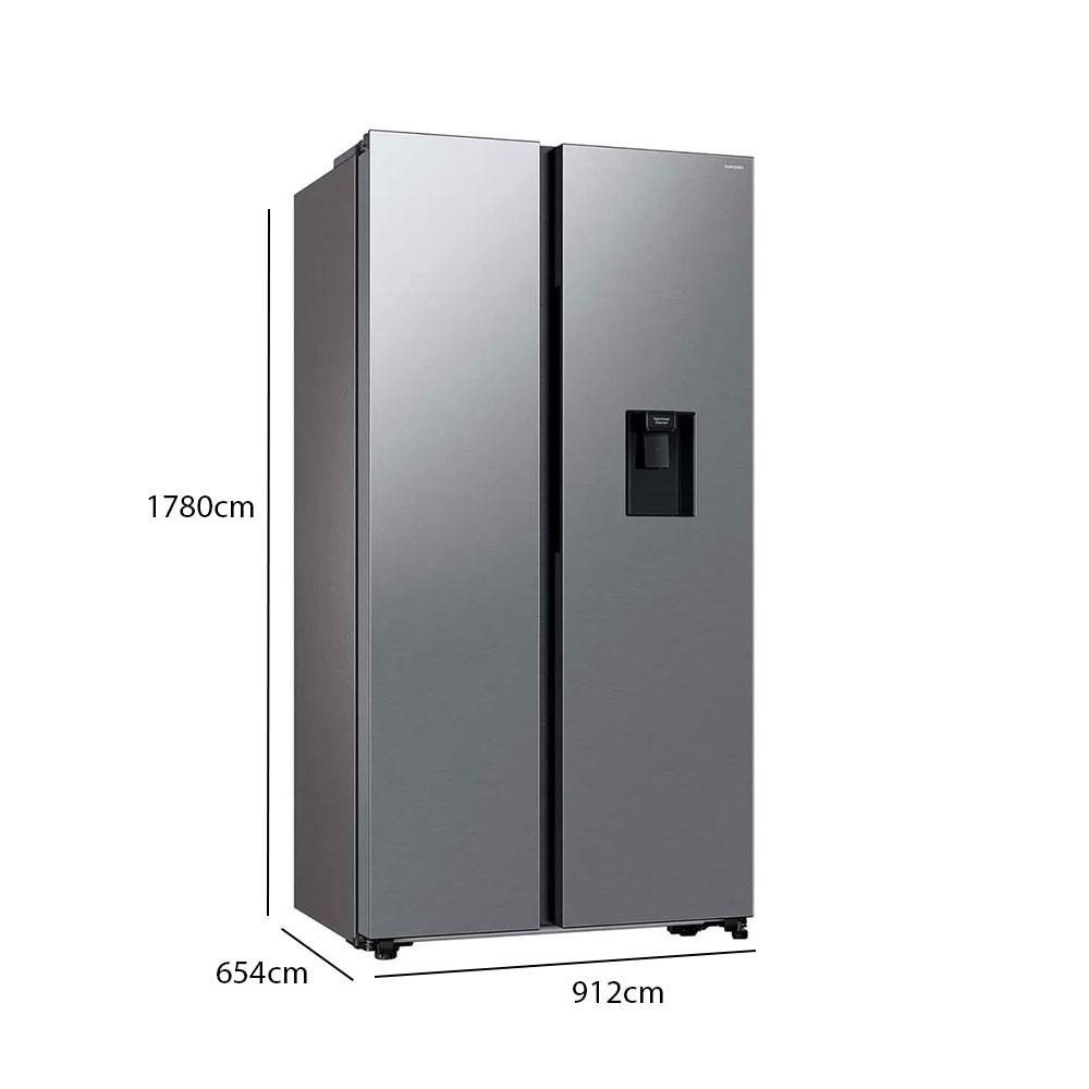Geladeira Side by Side RS57 SmartThings Inox com Dispenser de Água, AI Energy Mode e SpaceMax 560 Litros Samsung - 3