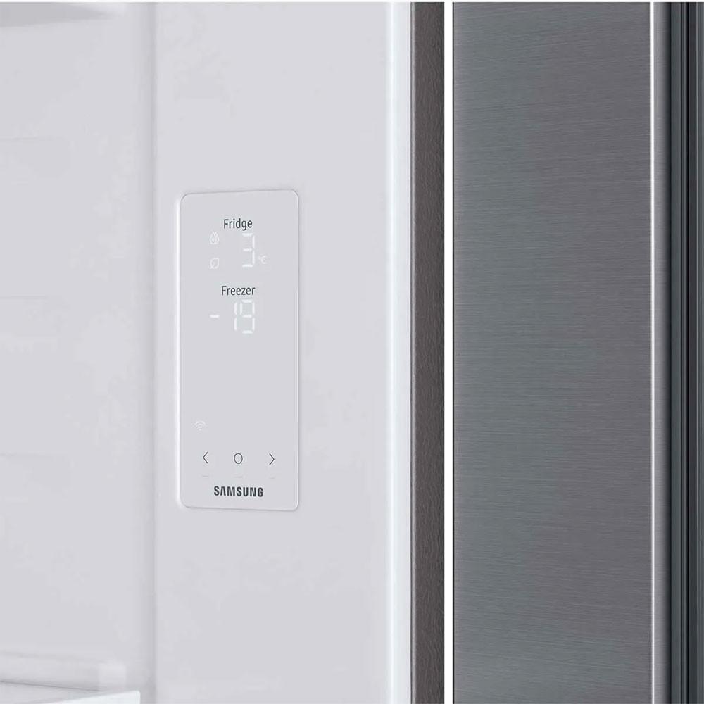 Geladeira Side by Side RS57 SmartThings Inox com Dispenser de Água, AI Energy Mode e SpaceMax 560 Litros Samsung - 9