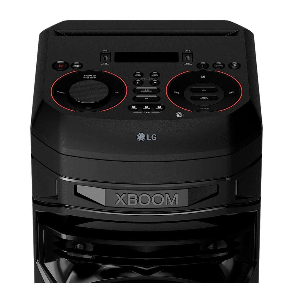 Caixa de som Acústica LG XBOOM RNC5 Bluetooth Wireless Party Link DJ APP Karaoke e Guitarra - 8