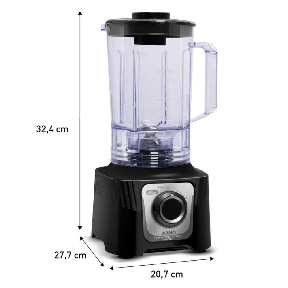 Liquidificador Arno Power Max Limpa Fácil LN78 3,1L 1200W - 7