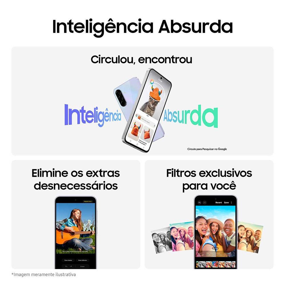 Smartphone Samsung Galaxy A36 256GB 8GB RAM 5G Branco Tela 6,7 Polegadas Bateria 5000 mAh - 2