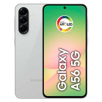 Smartphone Samsung Galaxy A56 256GB 8GB RAM 5G Cinza Tela 6,7 Polegadas Bateria 5000 mAh