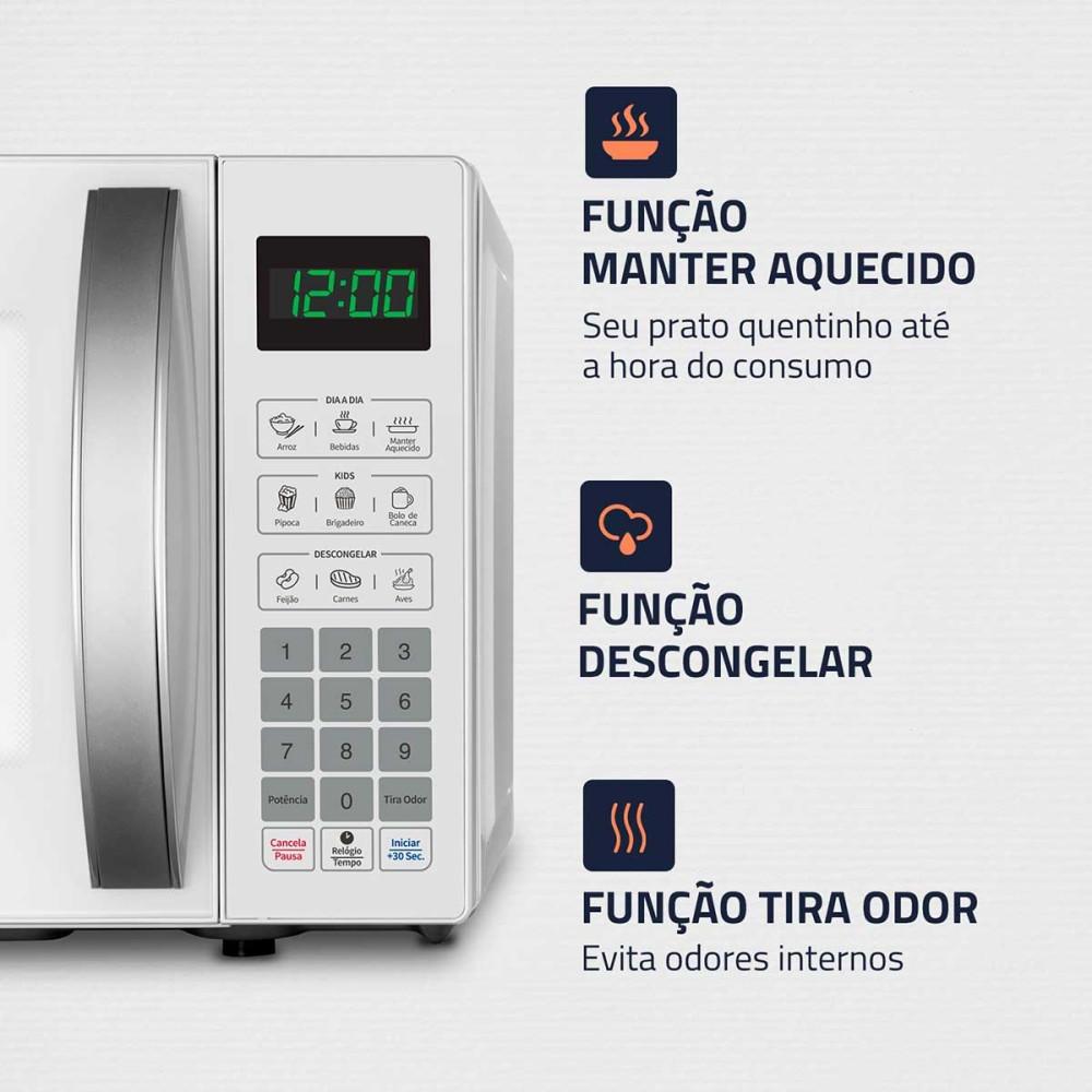 Micro-Ondas Mondial 1200W MO-01-21-W - 3