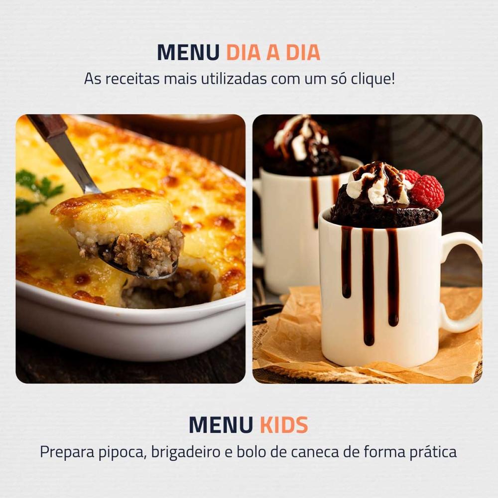 Micro-Ondas Mondial 1200W MO-01-21-W - 4