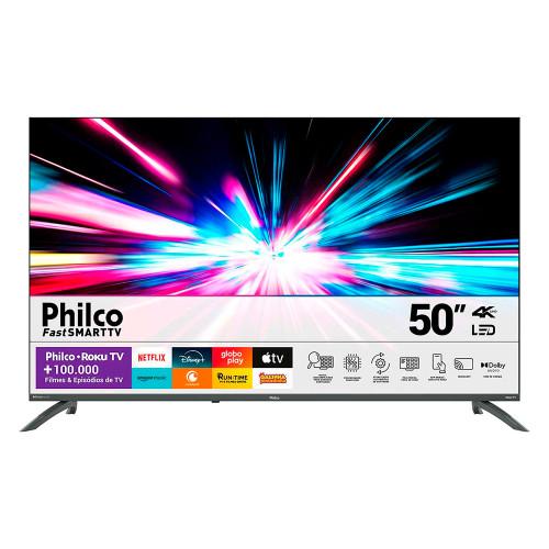 Smart TV 50 Polegadas PTV50VA4REGB 4K UHD LED HDR10 Roku TV Philco - 1