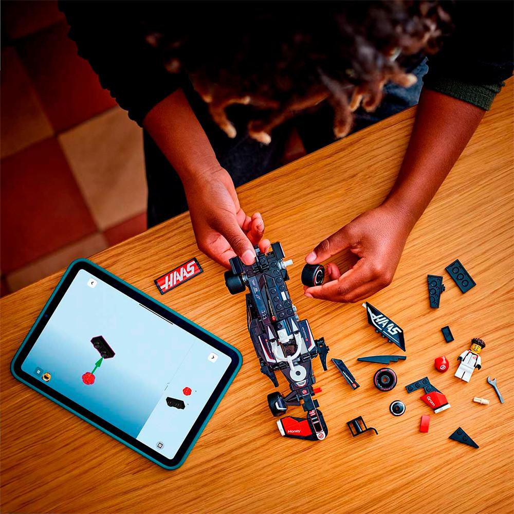 LEGO Speed Champions MoneyGram Haas F1 Team VF-24 242 Peças 77250 - 4