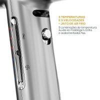 Secador de Cabelos BSC3400 Mais Silencioso 1600W Britânia - 7