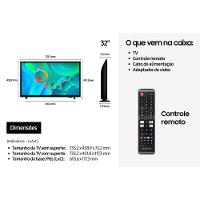 Samsung Smart TV 32  HD H5000F 2025 HDR Som em Movimento Virtual AI Energy Mode