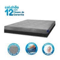 Colchão Fit Visco Casal Espuma D-28 Cinza a Vácuo Umaflex - 3