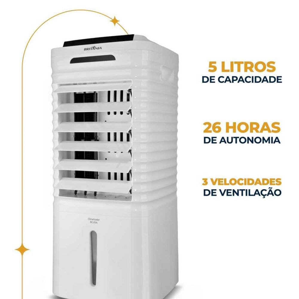 Climatizador de Ar BCL05A 4 em 1 5 Litros Britânia - 4