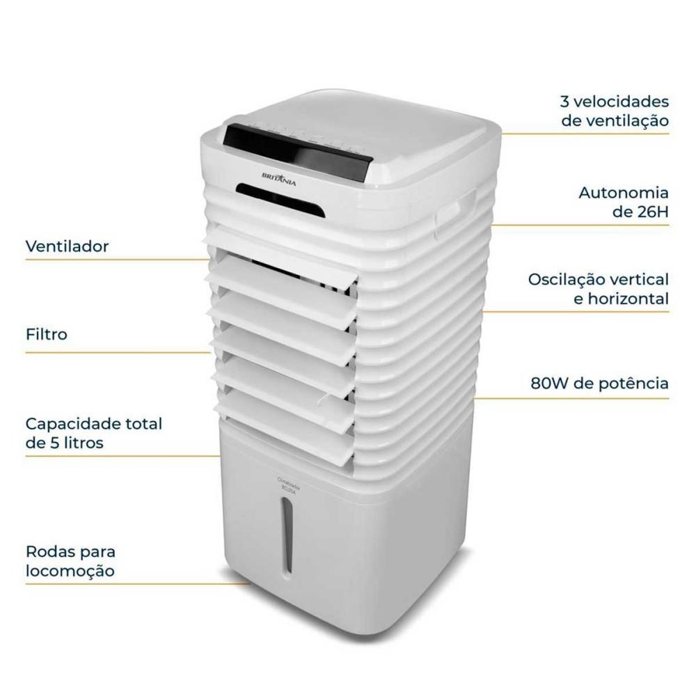 Climatizador de Ar BCL05A 4 em 1 5 Litros Britânia - 5