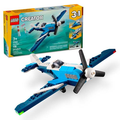 Aeronave Creator Avião de Corrida 178 Peças 31160 Lego - 1