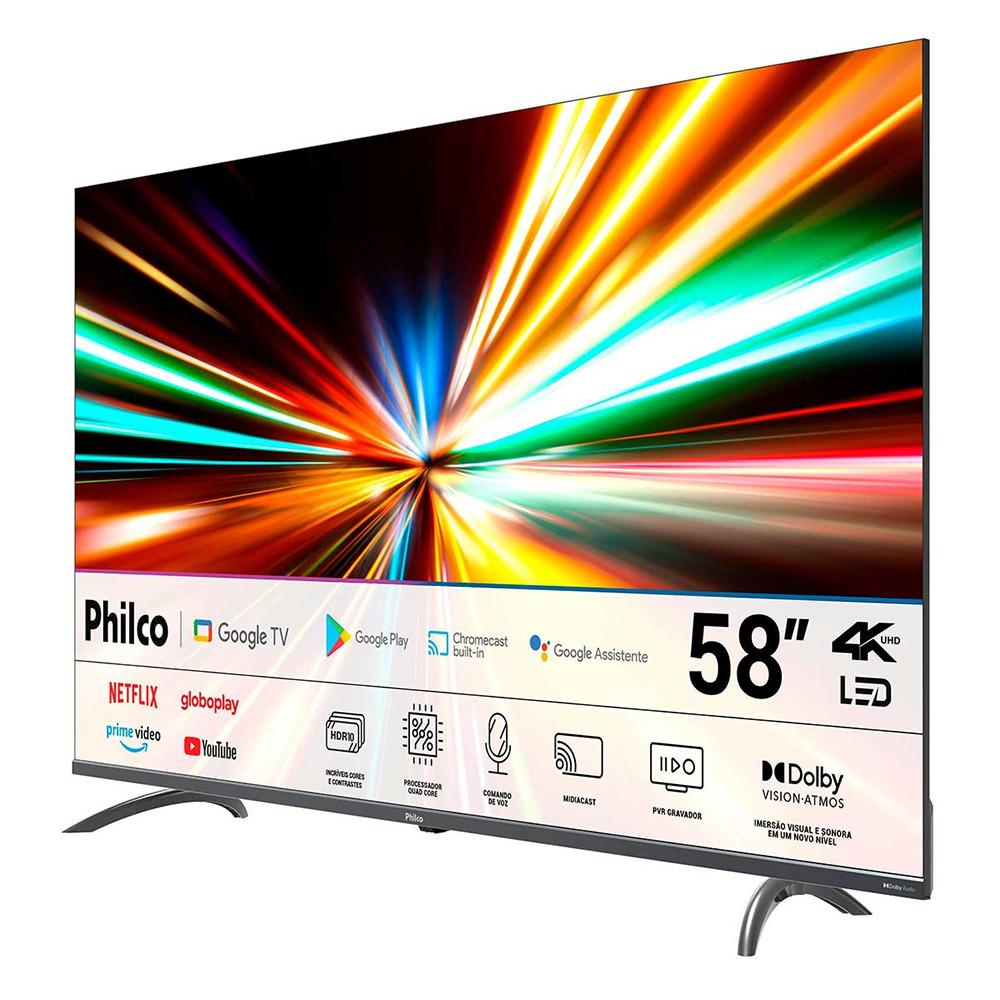 Smart TV Philco 58 Polegadas P58KGA 4K UHD LED Google Tv - 3