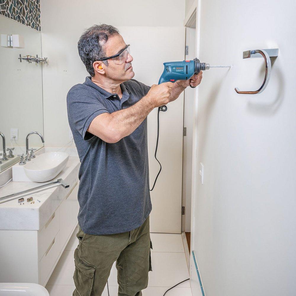 Furadeira de Impacto GSB 450 RE 450W Mandril 3/8 Bosch - 4